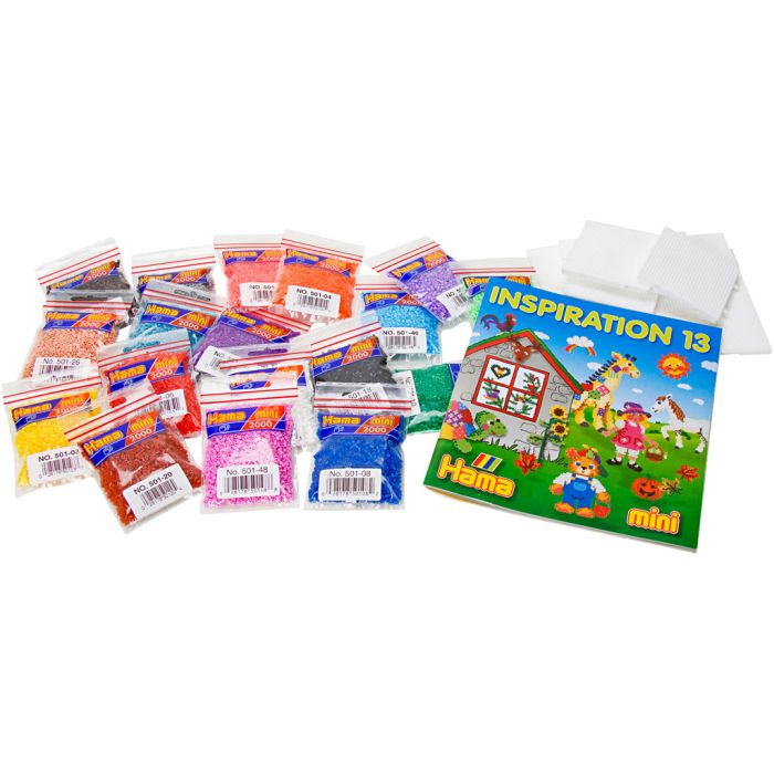 Hama MINI rörpärlor, mini, 36000 st./ 1 förp.