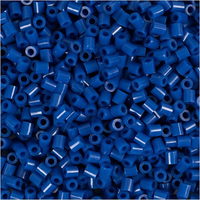 Hama mini rörpärlor, stl. 2,5x2,5 mm, mini, blå, 2000 st./ 1 förp.