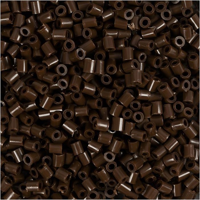 Hama MINI rörpärlor, stl. 2,5x2,5 mm, mini, brun, 2000 st./ 1 förp.