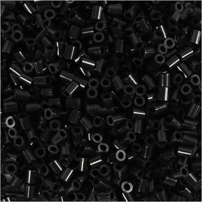 Hama MINI rörpärlor, stl. 2,5x2,5 mm, mini, svart, 2000 st./ 1 förp.