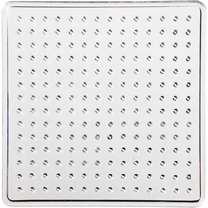 Pärlplattor, små kvadrater, stl. 7x7 cm, medium, 10 st./ 1 förp.