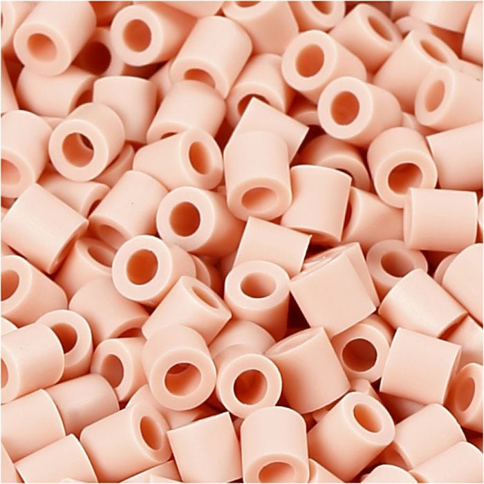 Photo Pearls, stl. 5x5 mm, Hålstl. 2,5 mm, medium, rosa (18), 6000 st./ 1 förp.