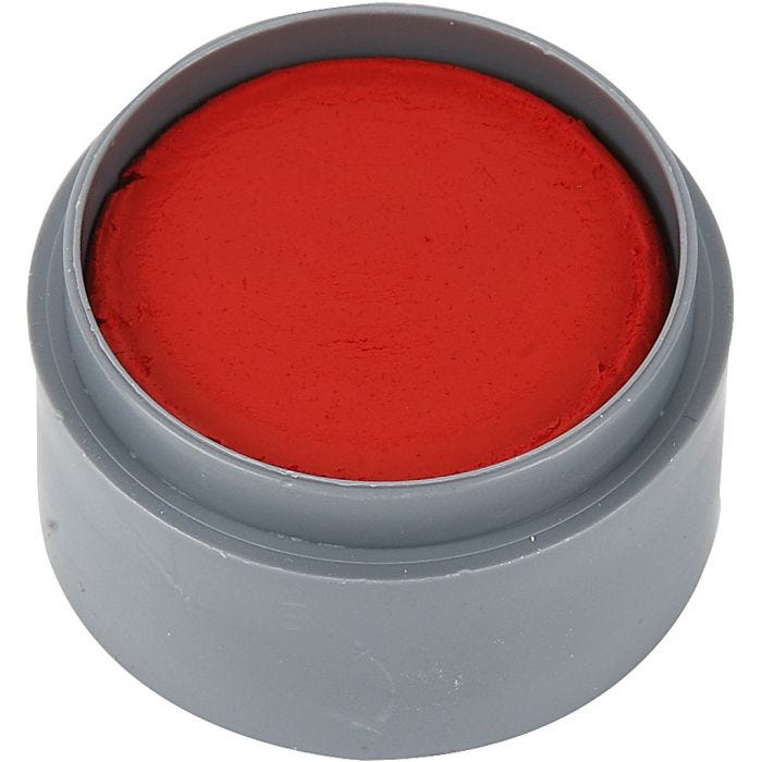 Grimas Ansiktsfärg, klarröd, 15 ml/ 1 burk