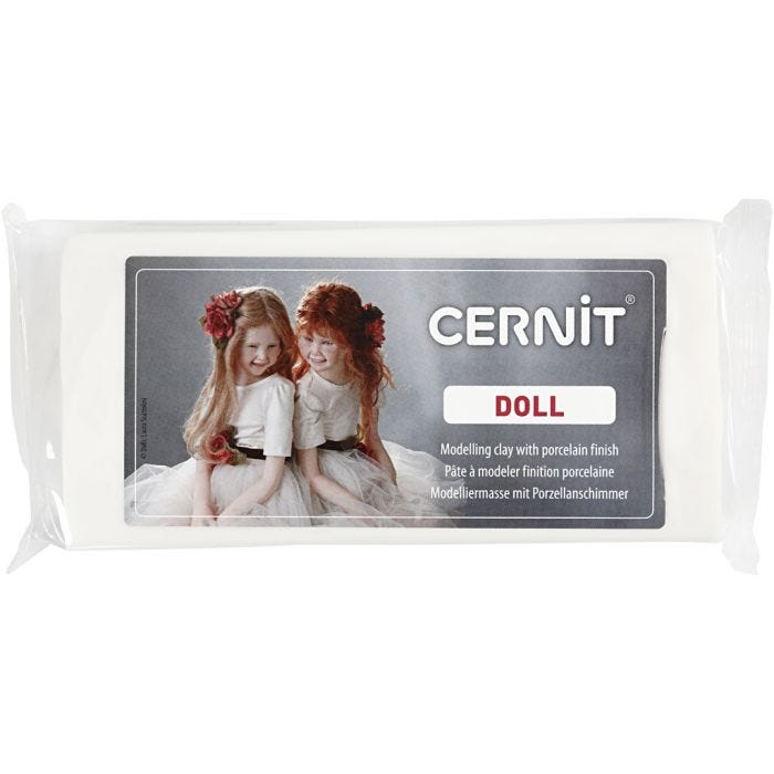 Cernit, vit, 500 g/ 1 förp.