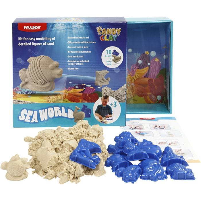 Sandy Clay® , seaworld, natur, 1 set