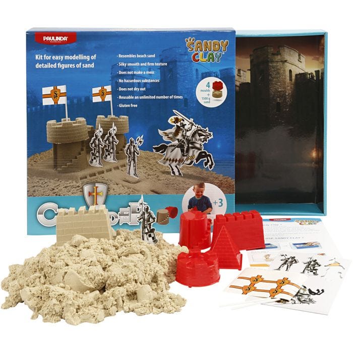 Sandy Clay® , riddarborg, natur, 1 set