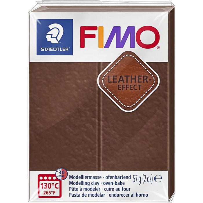 FIMO® Leather Effect, nut (779), 57 g/ 1 förp.