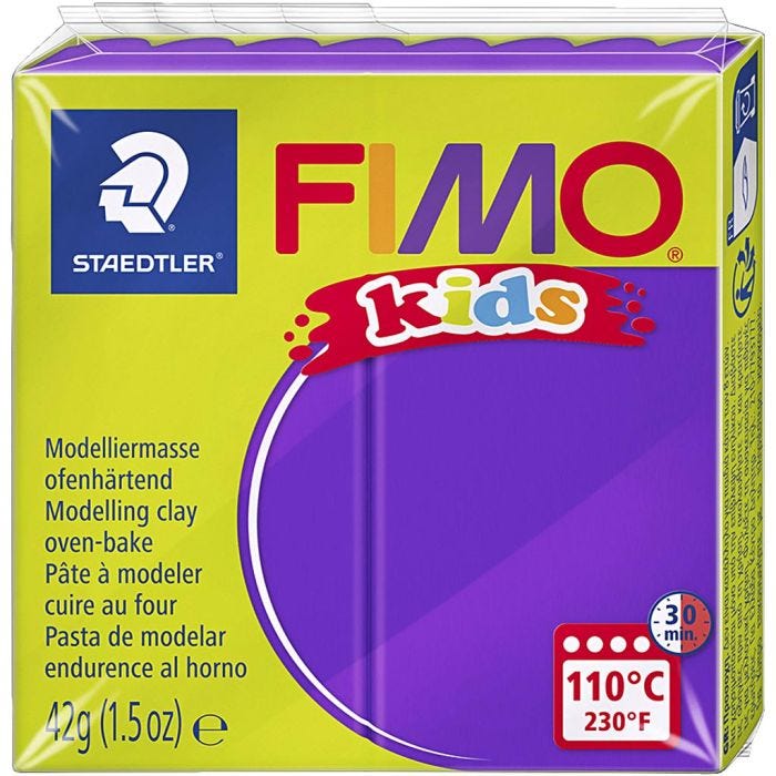 FIMO® Kids Clay, lila, 42 g/ 1 förp.