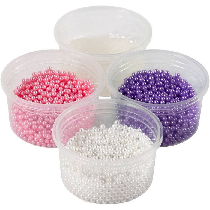 Pearl Clay®, mixade färger, 3x25+38 g, 1 set