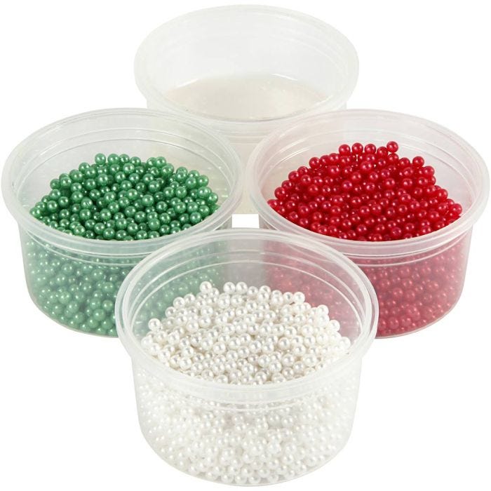 Pearl Clay®, mixade färger, 3x25+38 g, 1 set