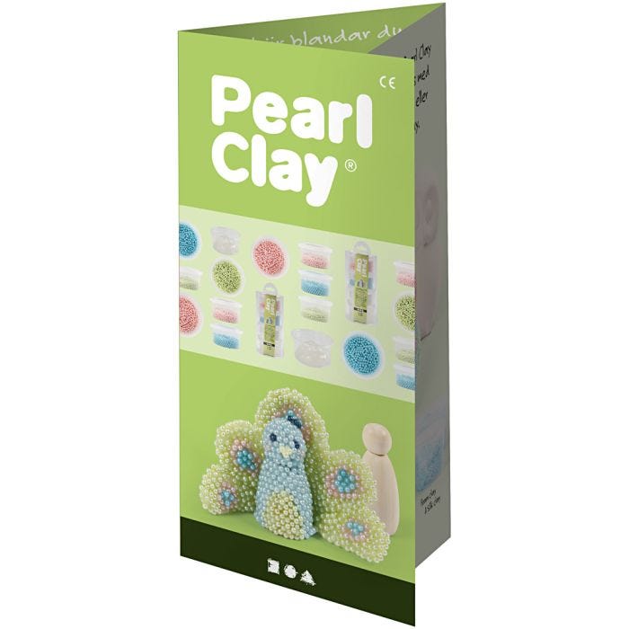 Pearl Clay® Broschyr, 1 st.