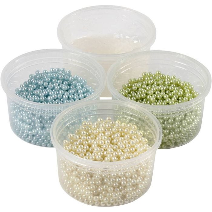 Pearl Clay®, mixade färger, 3x25+38 g, 1 set