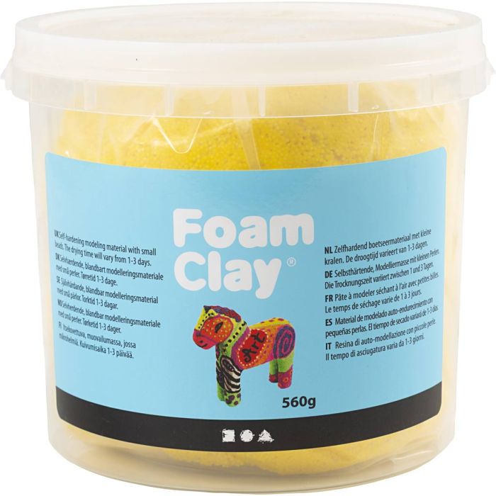 Foam Clay® , gul, 560 g/ 1 hink
