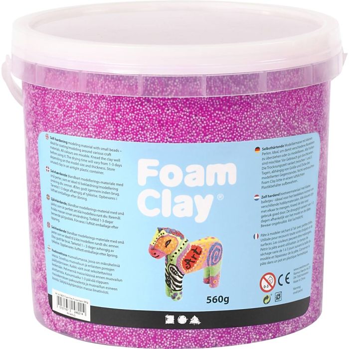 Foam Clay® , ljuslila, 560 g/ 1 hink