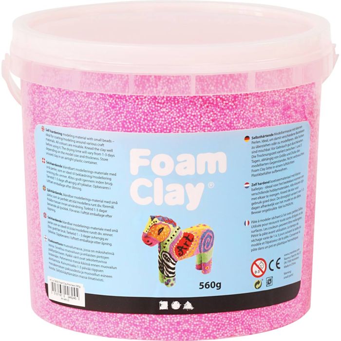 Foam Clay® , rosa, 560 g/ 1 hink
