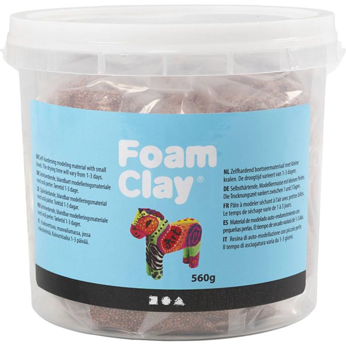 Foam Clay® , brun, 560 g/ 1 hink