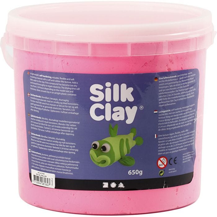 Silk Clay®, rosa, 650 g/ 1 hink