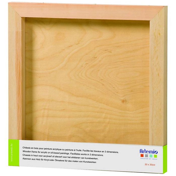 3D-träram som kan dekoreras, stl. 30x30 cm, 1 st.