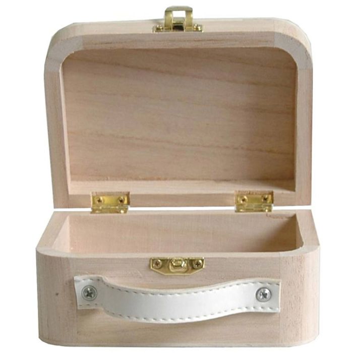 Träfodral som kan dekoreras, stl. 13x9,5x6 cm, 1 st.