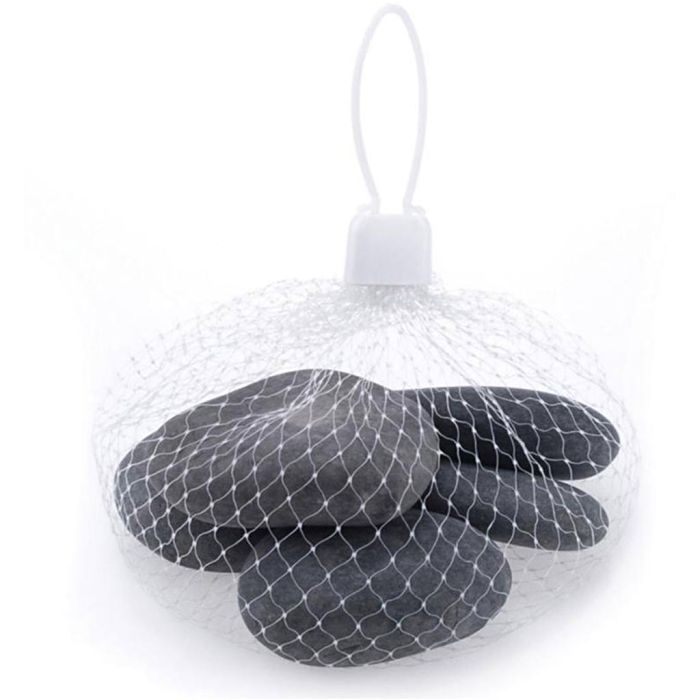 Dekorativa småstenar, stl. 30-50 mm, grå, 5 st./ 1 förp.