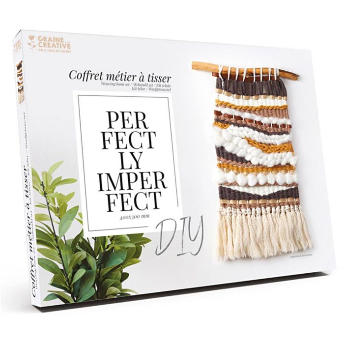 Vävningskit, Perfectly Imperfect, stl. 40x30 cm, 1 förp.