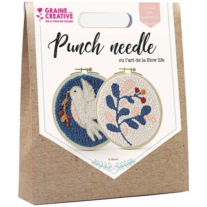 Kit punch needle, stl. 15 cm, 1 förp.