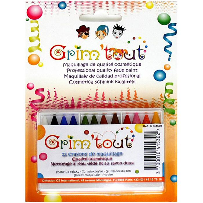 Ansiktsmålning, 12 st./ 1 burk