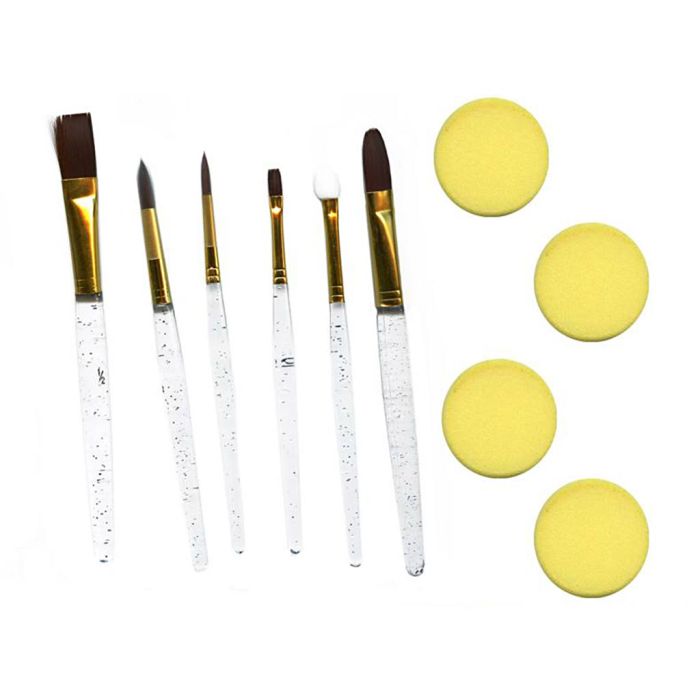 Kit med ansiktsfärg och tillbehör, 1 förp.