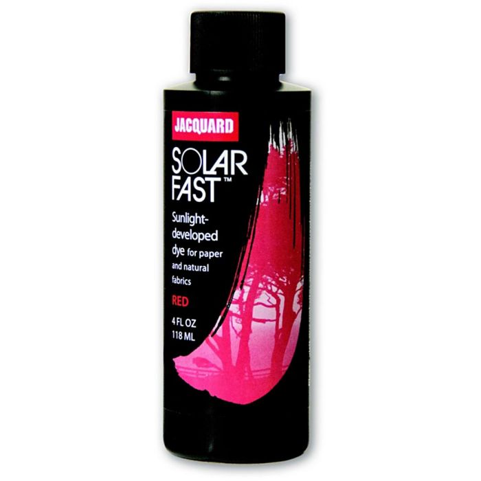 Jacquard Solarfast – Ljuskänslig färg, red (104), 118 ml/ 1 flaska