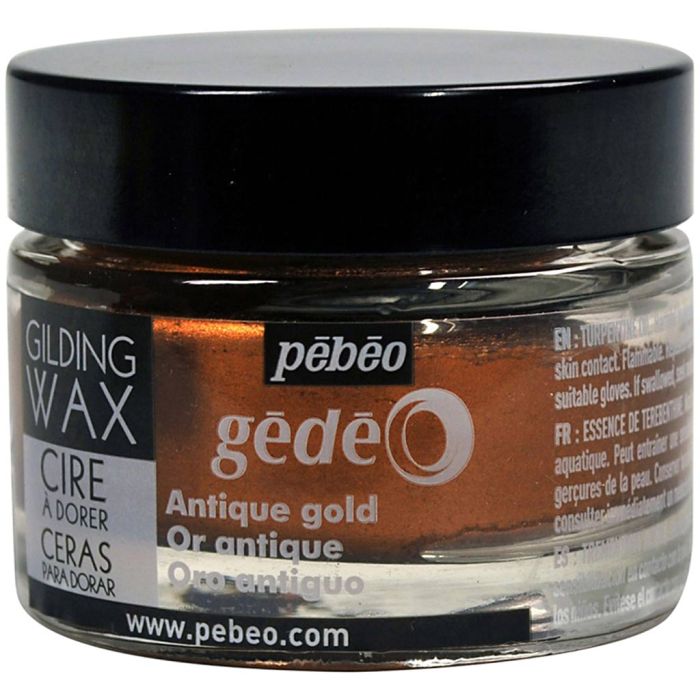 Pebeo förgyllningsvax, antikguld, 30 ml/ 1 burk