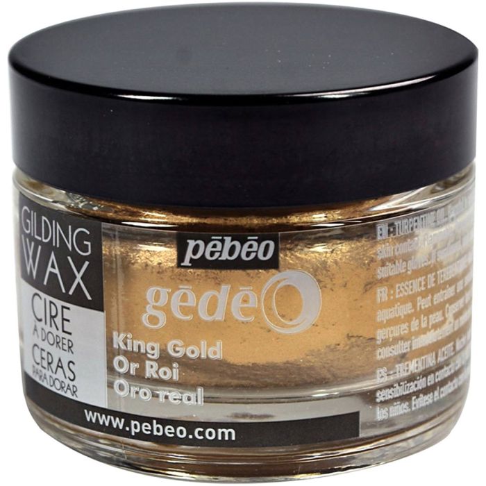 Pebeo förgyllningsvax, guld, 30 ml/ 1 burk