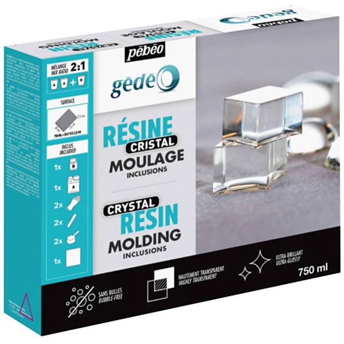 Gédéo Resin – Crystal kit, 750 ml/ 1 förp.