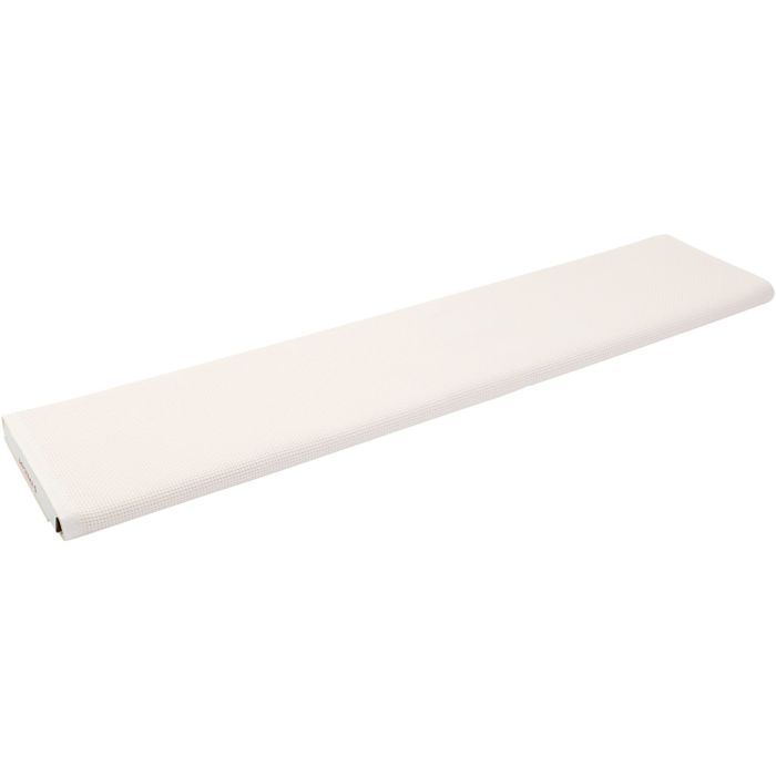 Aida broderiväv, B: 60 cm, 24 rutor per 10 cm, vit, 3 m/ 1 förp.