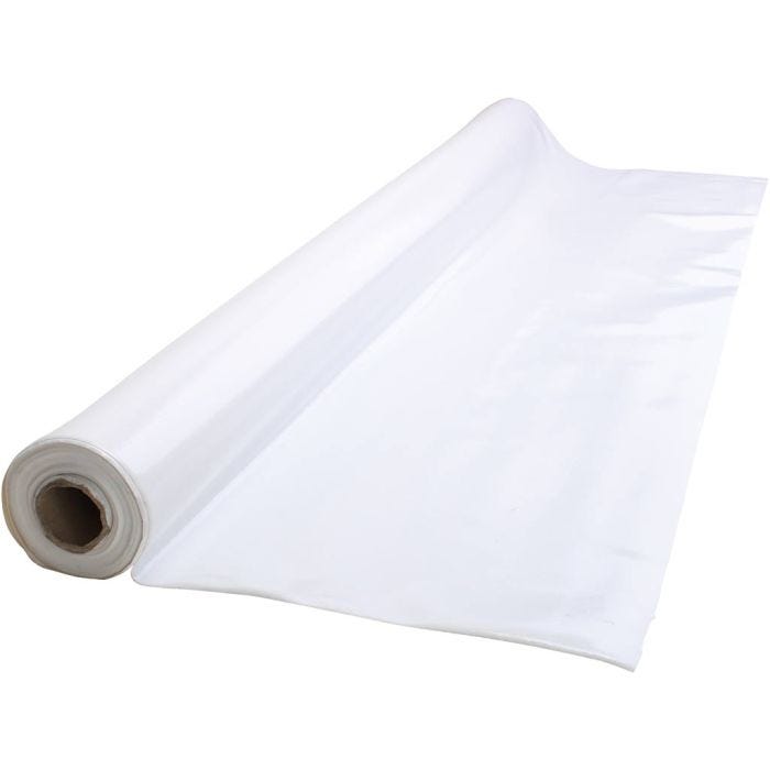Vaxduk, B: 140 cm, vit, 5 m/ 1 rl.