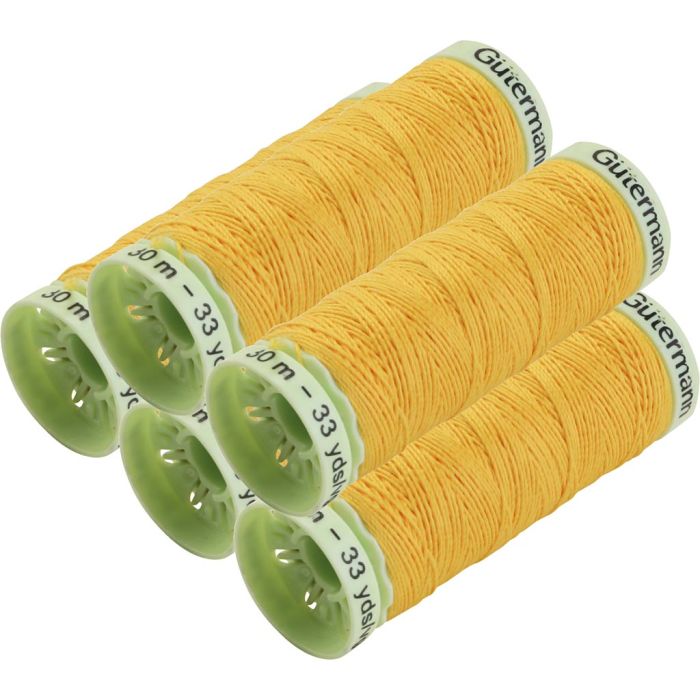 Knapptråd, gul, 5x30 m/ 1 förp.