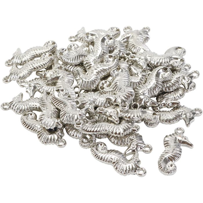 Sjöhästberlocker, stl. 28x12 mm, ca. 50 st., 50 g/ 1 påse