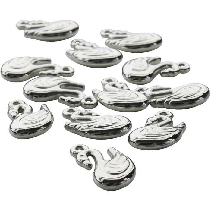 Svanberlocker, stl. 18x20 mm, ca. 65 st., 50 g/ 1 påse