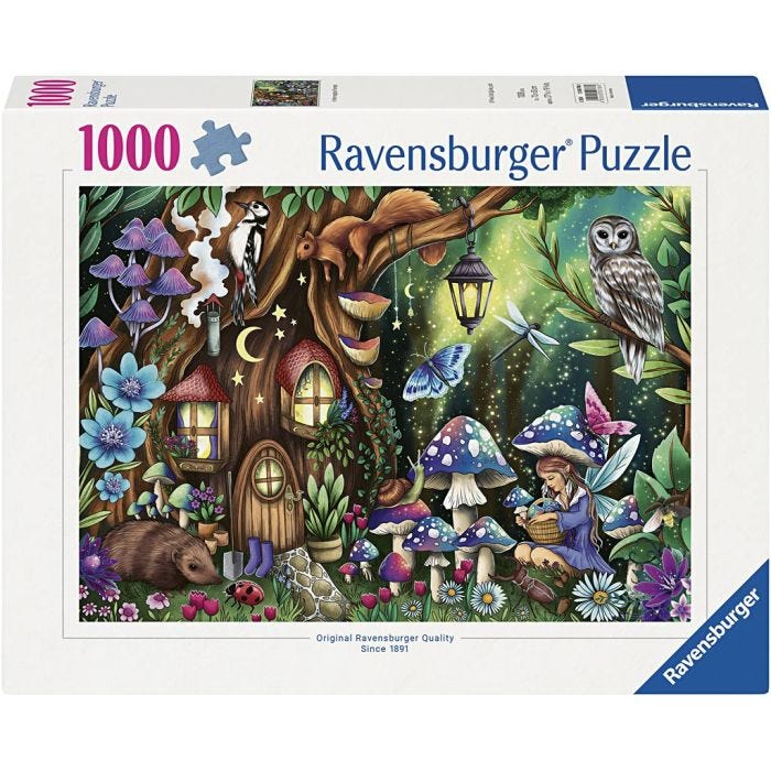 Ravensburger pussel Kattungar, Den magisk skogen, 1000 brickor, 1 förp.