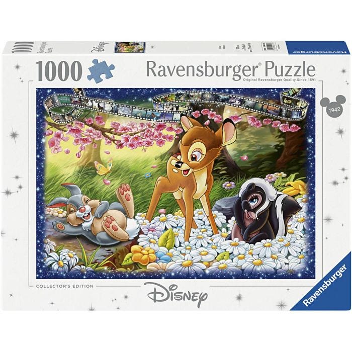 Ravensburger pussel Kattungar, Bambi, 1000 brickor, 1 förp.