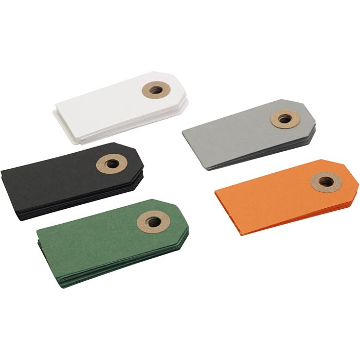 Hängetiketter, stl. 3x6 cm, 100 st./ 1 förp.