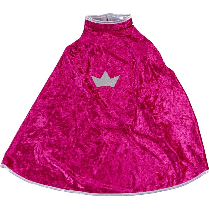 Mantel, Prinsessa/drottning, L: 49 cm, stl. 5-6 år, ljusröd, 1 st.