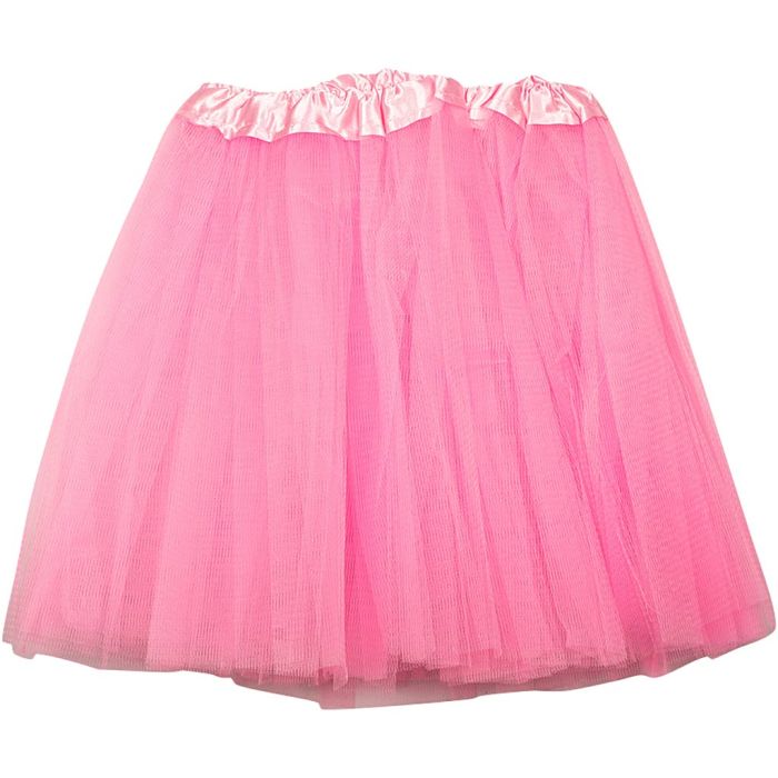 Tyllkjol, L: 27 cm, stl. 34 cm, rosa, 1 st.