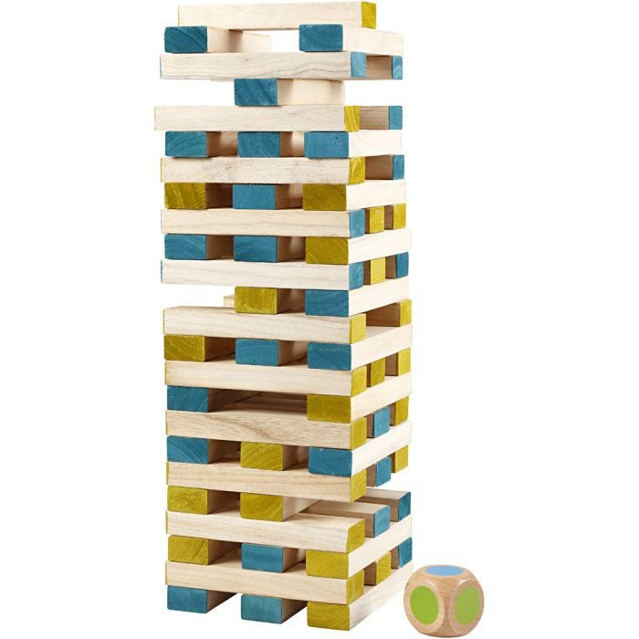 Jättestort Klumpeduns, stl. 20x4,5x2,5 cm, 61 delar/ 1 set