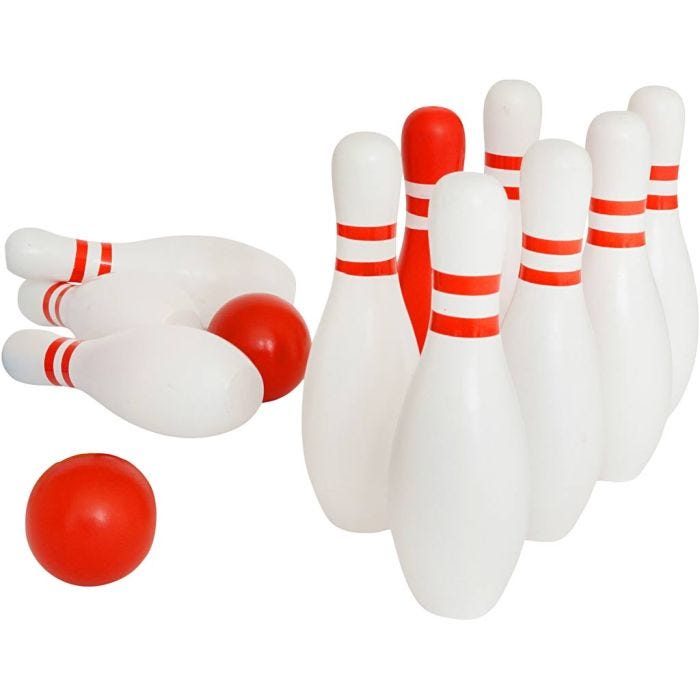 Bowling, H: 18 cm, 12 delar/ 1 förp.