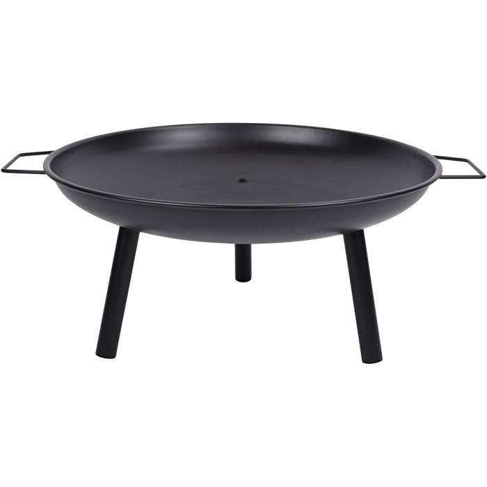 Eldkorg, H: 35 cm, Dia. 60 cm, B: 60 cm, svart, 1 st.