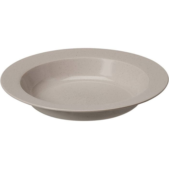 Plasttallrik, Djup, H: 4 cm, Dia. 22 cm, färger kan variera , 6 st./ 1 förp.