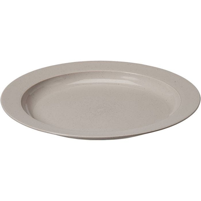Plasttallrik, Dia. 25 cm, färger kan variera , 1 st.
