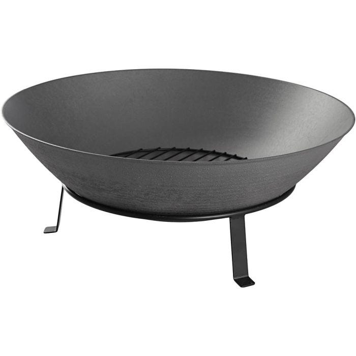 Flyttbar eldstad med galler, Dia. 60 cm, 1 set