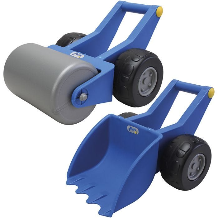 Arbetsmaskiner till sandlådan, L: 31-32 cm, 2 st./ 1 set