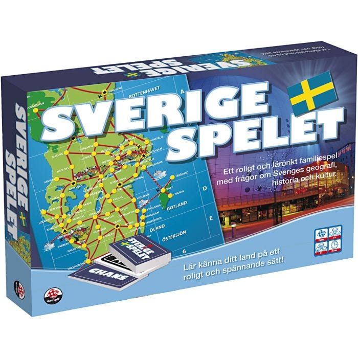Sverige-spelet, SE, FI, 1 st.